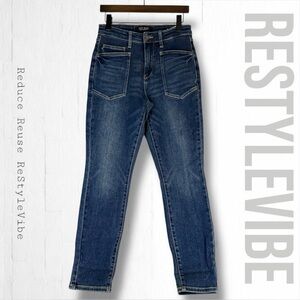 JUDY BLUE Women’s Size 5/27 Denim Jeans Relaxed Fit High Rise Style Stretch